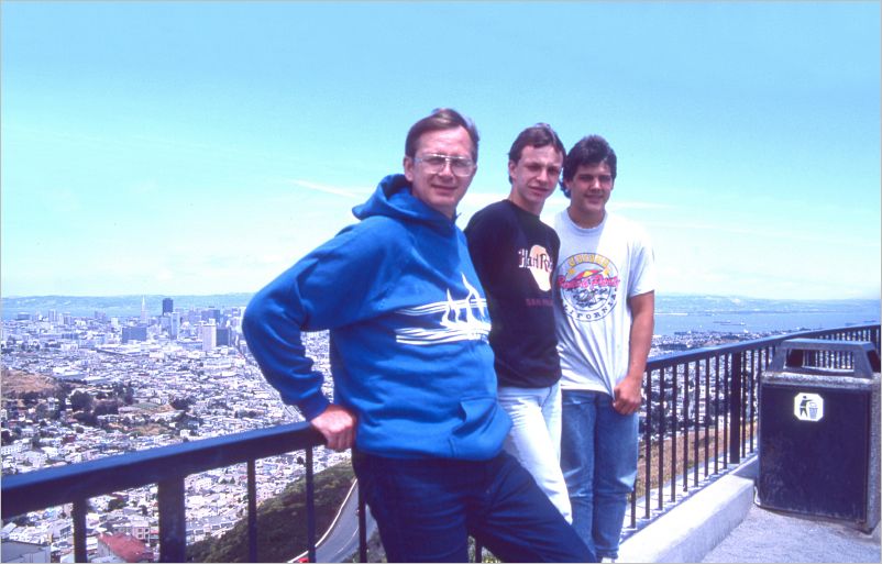 Twin Peaks above San Francisco